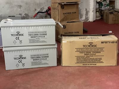 12v200 ampere dry new battery