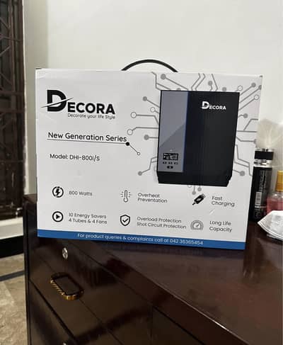Decora UPS Single Battery 5 months use only like Brand New