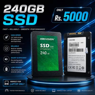 240GB SSD for Laptop | Fast Speed SSD | Excellent Condition