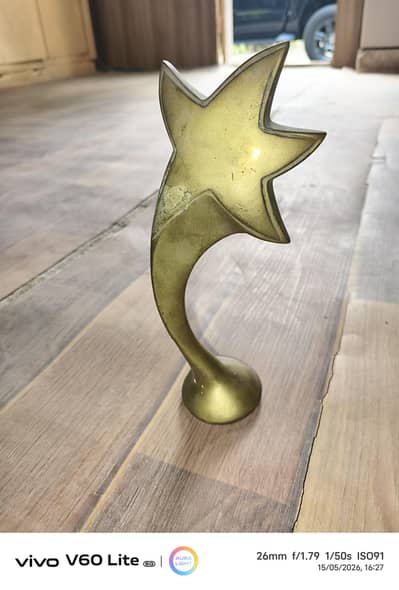 Brass Cricket Trophy