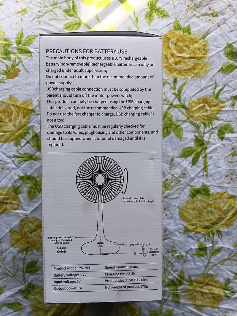 mini usb fan loadshedding 13