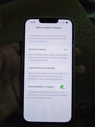 Iphone 13.128gb official pta water pack 10/10 condition