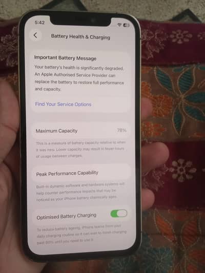 iphone12 pro non pta face id true tone ok disply msg fix price