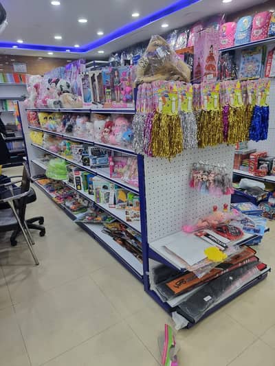 rack,book shop racks,cash counter,trolley. wall rack,super market racks