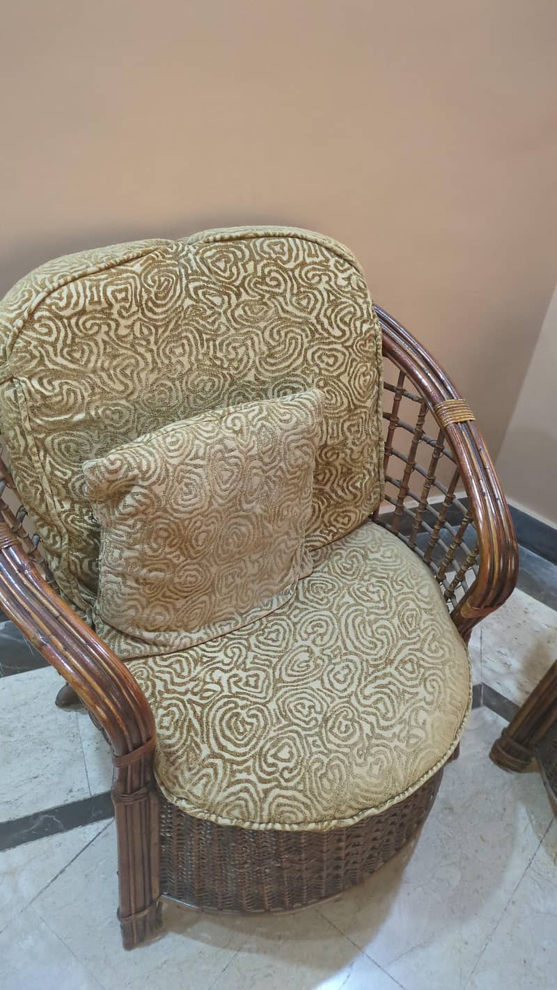 Cane Sofa Set 1