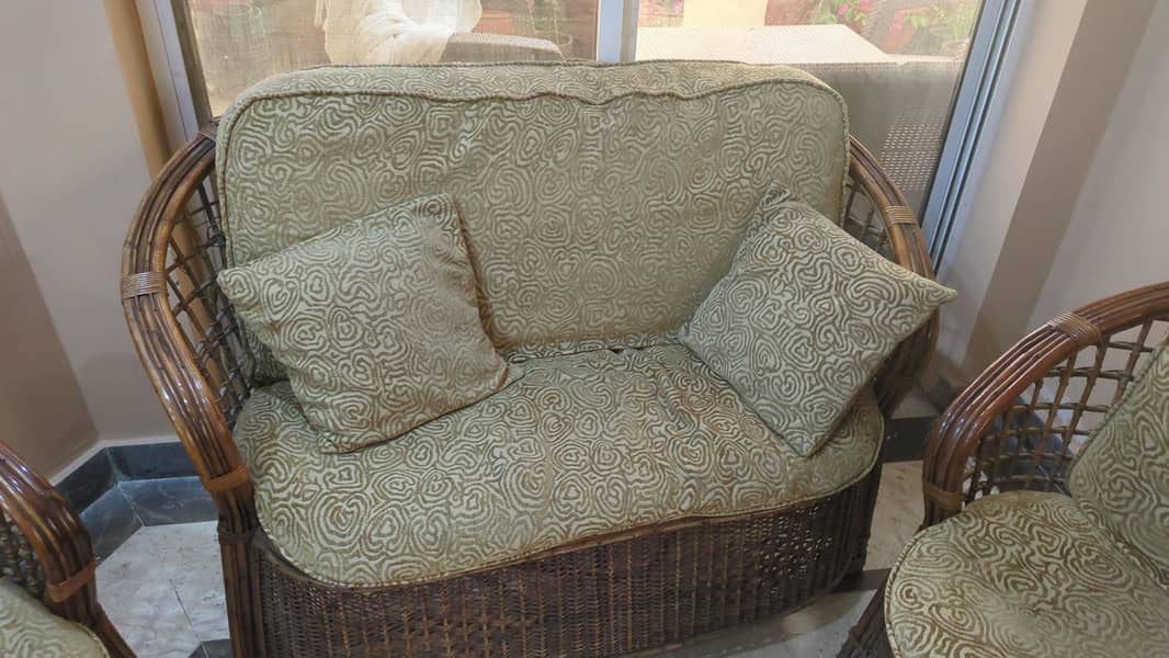 Cane Sofa Set 2