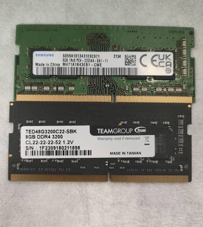 8GB DDR4 3200MHZ RAM