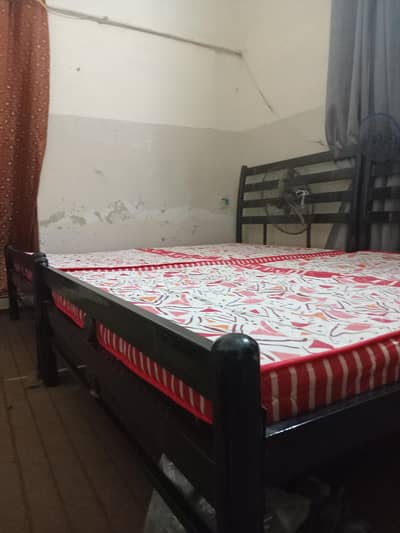 2 iron bed with mattress Sale
