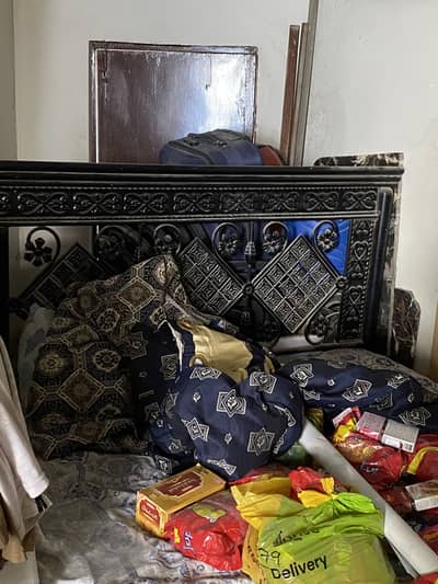 iron bed