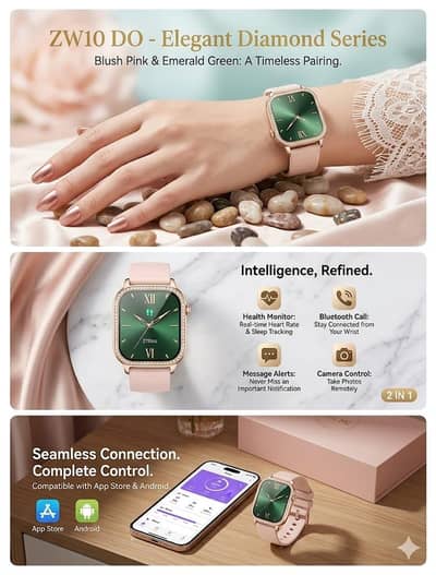 ZW10 DO Elegant Diamond Series Smart Watch ⌚