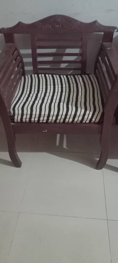 2+2 Wooden sofa