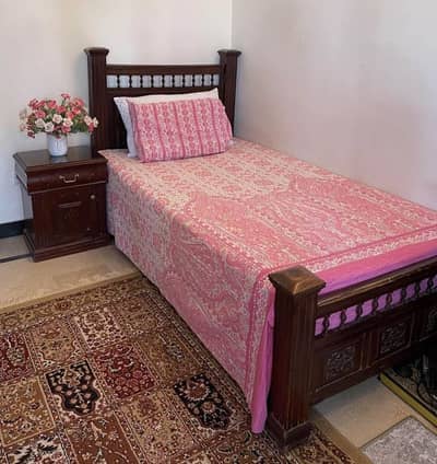 chanioti single bed with mattress
