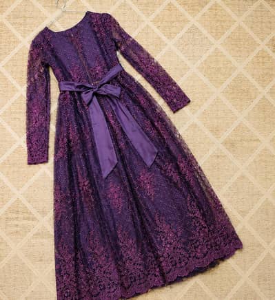 Dark royal purple maxi (Color code: #3B0B30)