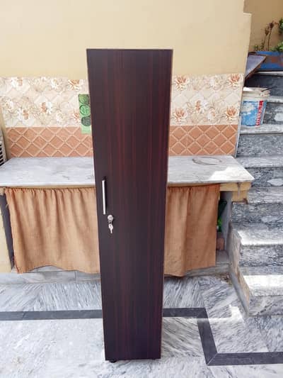 5x1 feet size cupboard rack  bedroom cabinet only family color brown