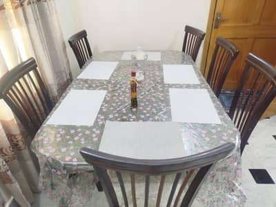 Dining Table  with six chairs