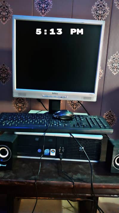 Hp compaq quad core computer complete set Rawalpindi
