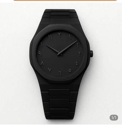 Black Arabic Aura watch 100% original stylish