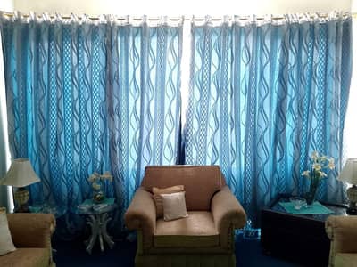 Double Net curtains