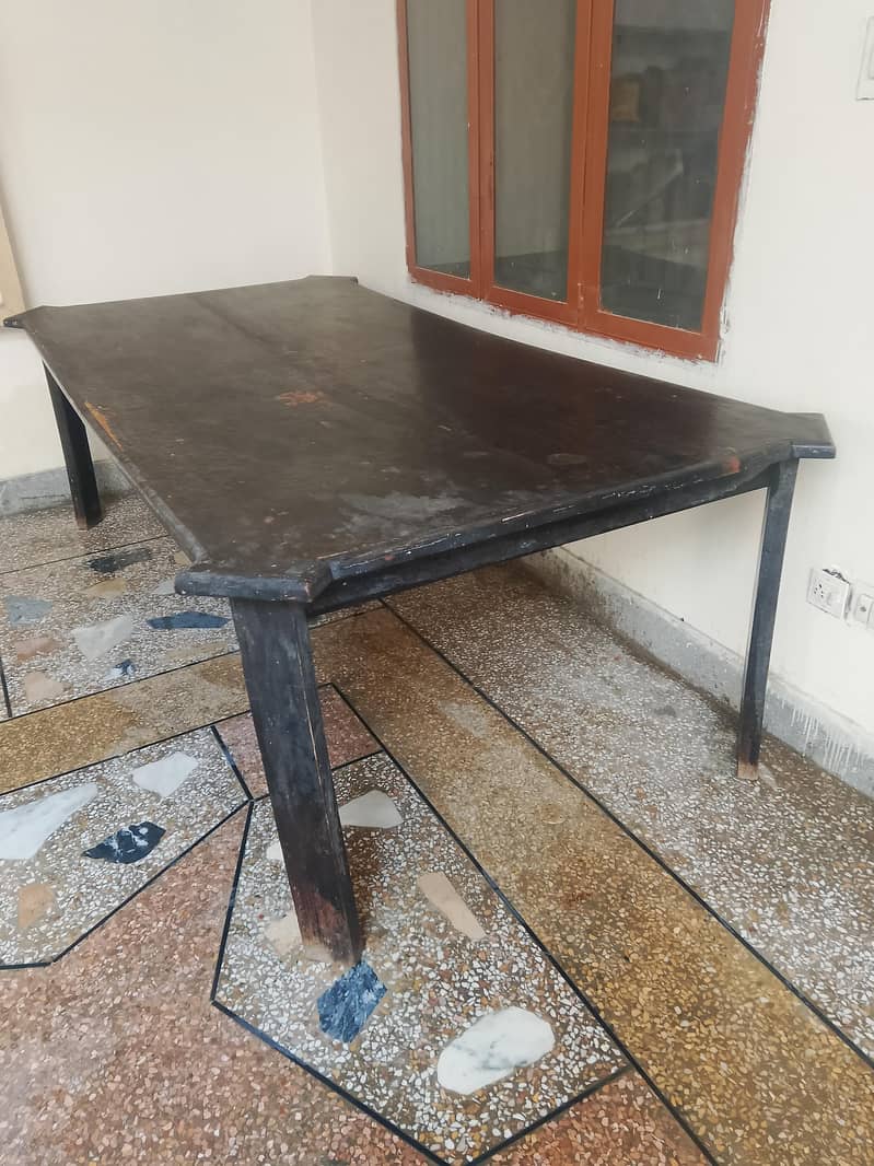 Old dining table for catering 1