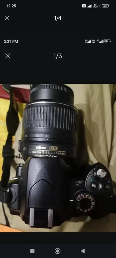 Nikon D60 dslr camera 18-55mm lens new condition  03025271768 whatap