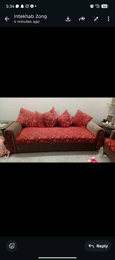 seven seater sofa good condition