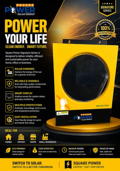 Square Power Signature Series Solar Energy Device