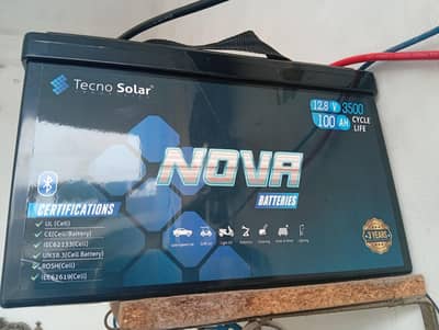Tecno solar lithium battery for sale only 3 days used
