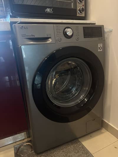 LG F4R3TYG6P 8 Kg Front Load Washing Machine AI DD™ Steam ™
