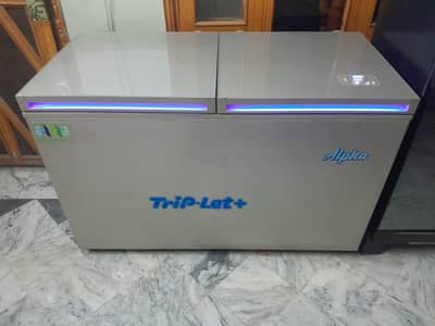 Alpha Trip-Let+ Double Door Deep Freezer | Fast Cooling | Energy Saver
