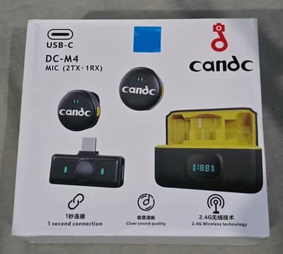 Candc Wireless Collar Mic with power Bank