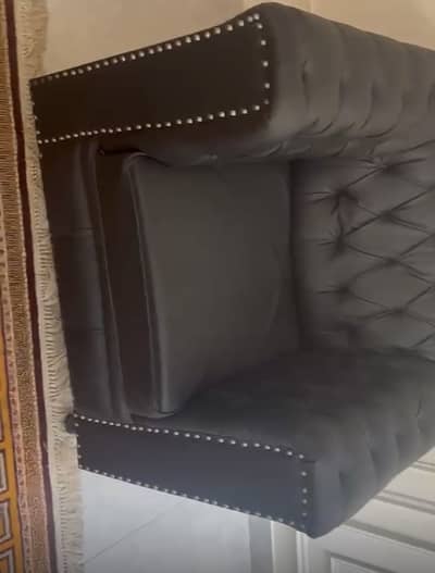 5 seater leather sofa set
