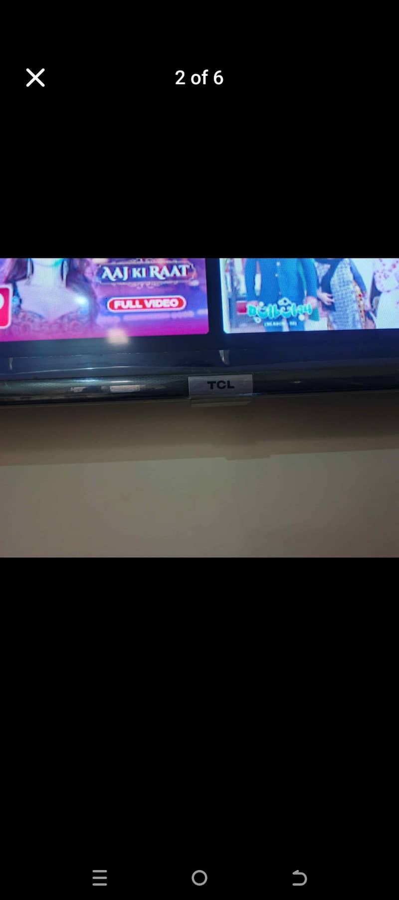 TCL android led  40 inch 1