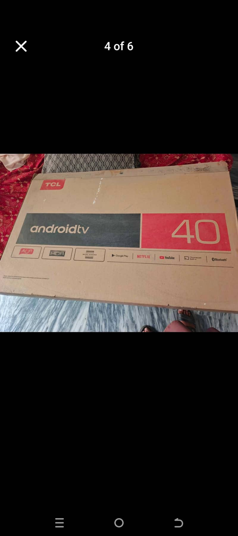 TCL android led  40 inch 3