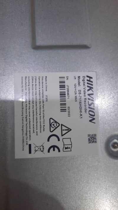 Hikvision CCTV DVR