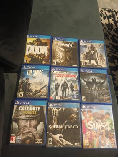 ps4 bundle of 9 games