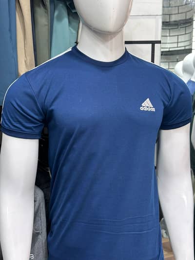 Adidas Navy Blue Athletic T-Shirt for Men