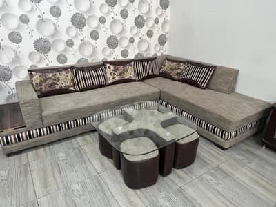 L Shape Sofa|Corner Sofa|7 Seater Sofa Set|Sofa Set|Modern Sofa Set