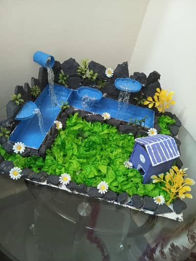 waterfall handmade craft