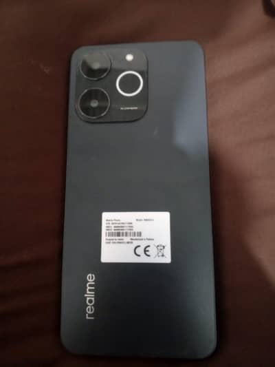 realme mobile for sale black color 1 month use urgent sale