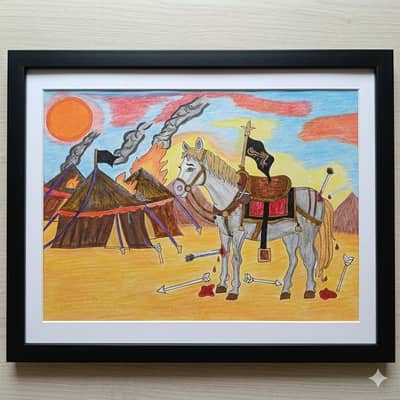 Handmade Art: Zuljanah (A. S) Historical Drawing