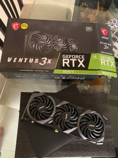 Graphics Card MSI Ventus 3X RTX 3070 Ti 8GB