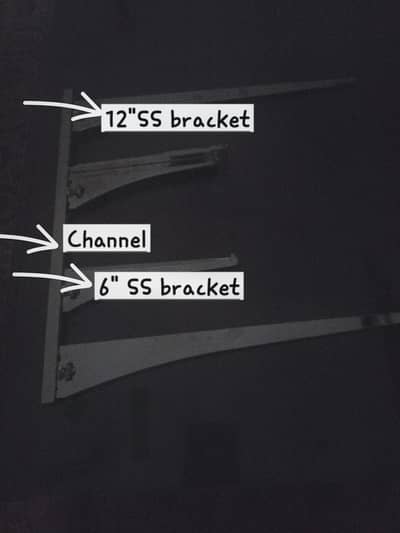 SS wall mounted fancy glass racks  accessories
