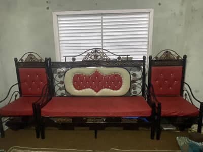 Iron sofa set 5 seater