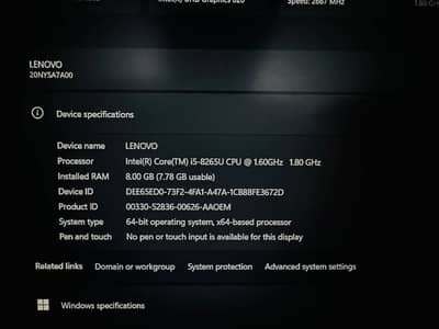 Lenovo ThinkPad T490 - Excellent Condition