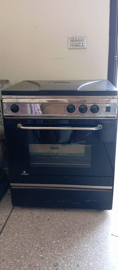 Nasgas gas oven with 3 burner for sale