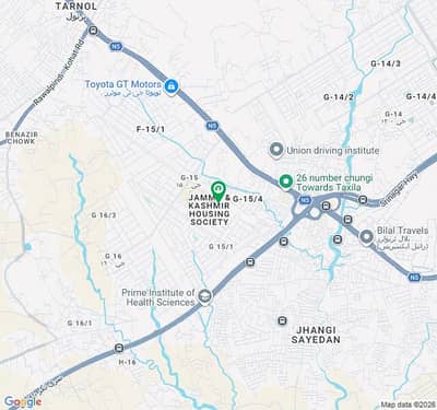 40x80 level plot for sale in G-15 Islamabad