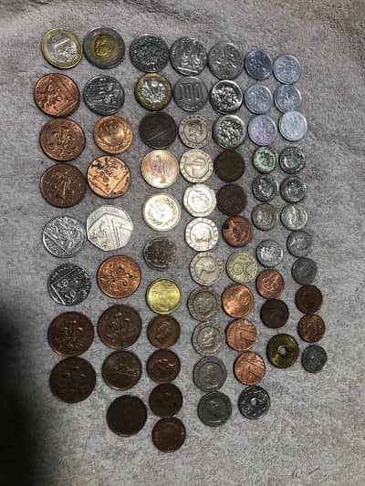 I'm selling international coins collection