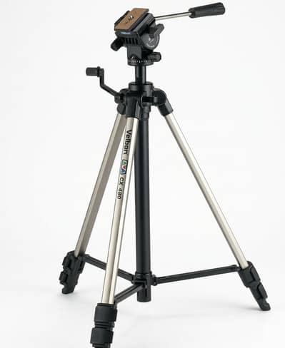 Professional 3366 Tripod Stand | Heavy Duty | for DSLR & Mobile | Box