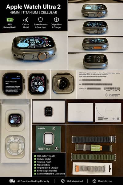 Apple Watch Ultra 2 49mm Titanium Cellular