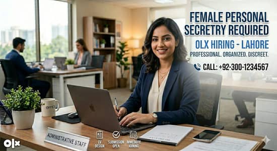 female secretry required
